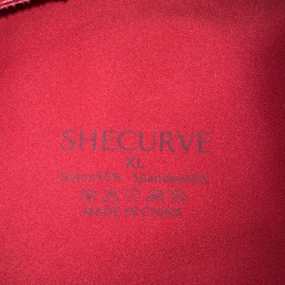 SheCurve Red Wireless Jelly T-Shirt Bra Comfort Seamless Size XL 42 C/D - Picture 5 of 5